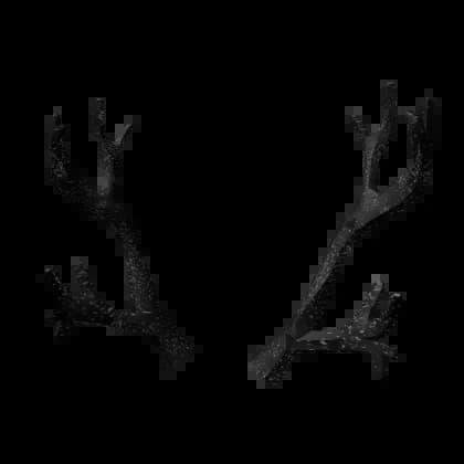Black Iron Antlers